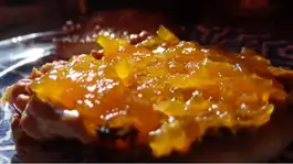 PB&J on Thomas English Muffin With Mango Jelly
